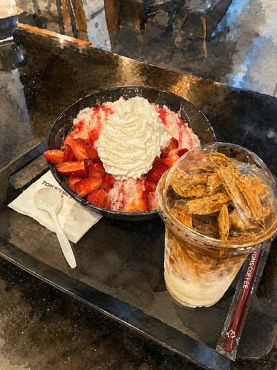 Specialty coffee drinks