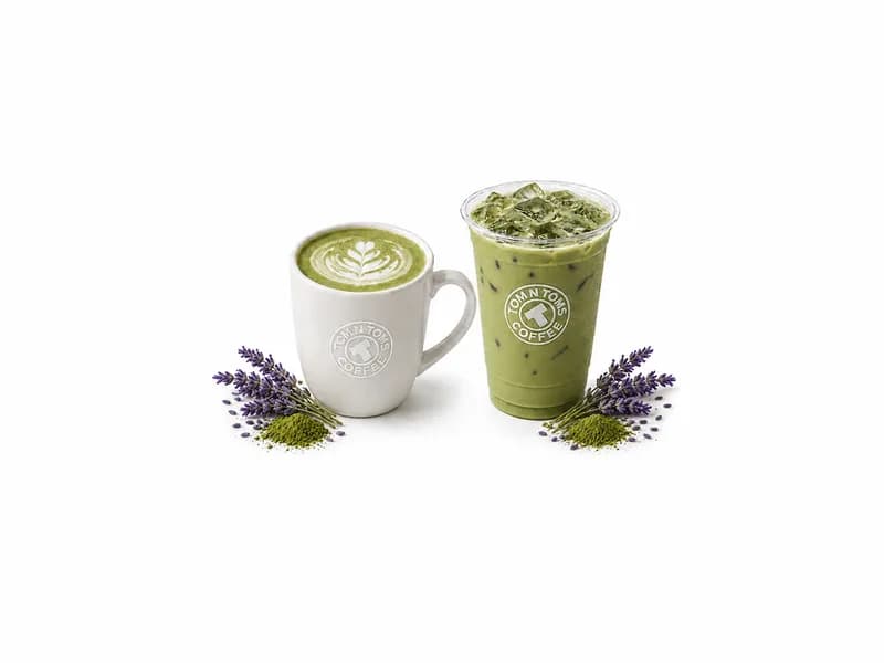 Lavender Matcha Latte