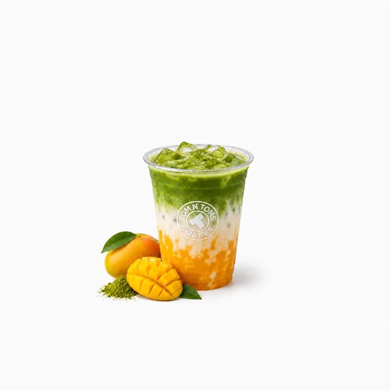 Mango Matcha Latte