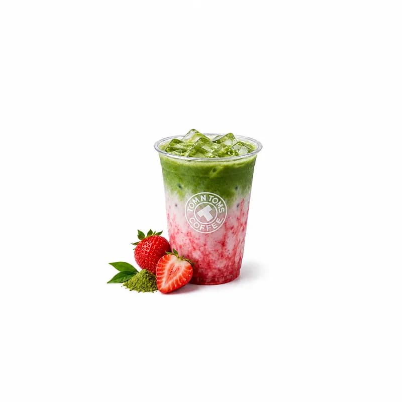Strawberry Matcha Latte