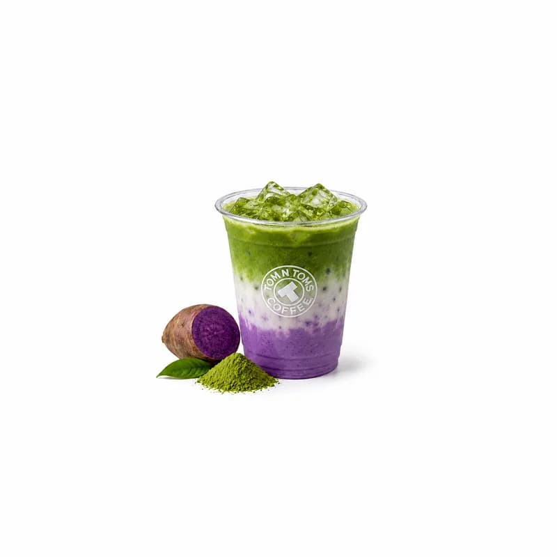 Ube Matcha Latte